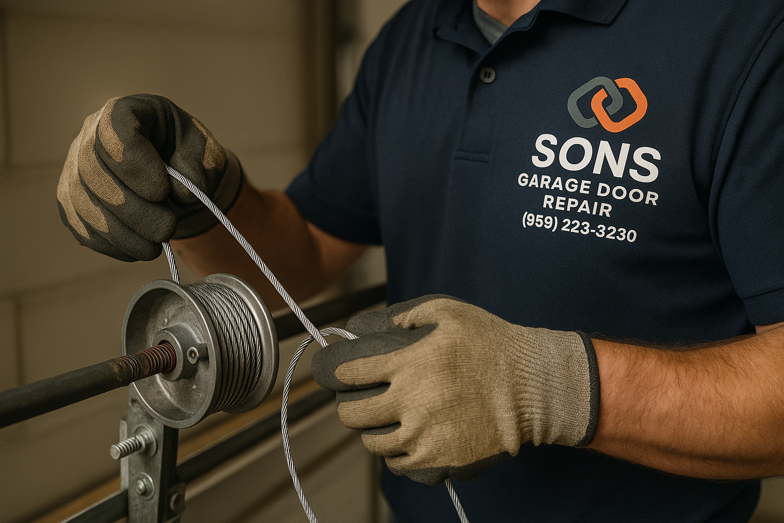 Garage Door Cable Repair in Marianna